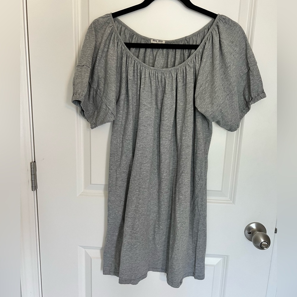 Miu Miu cotton tunic shirt